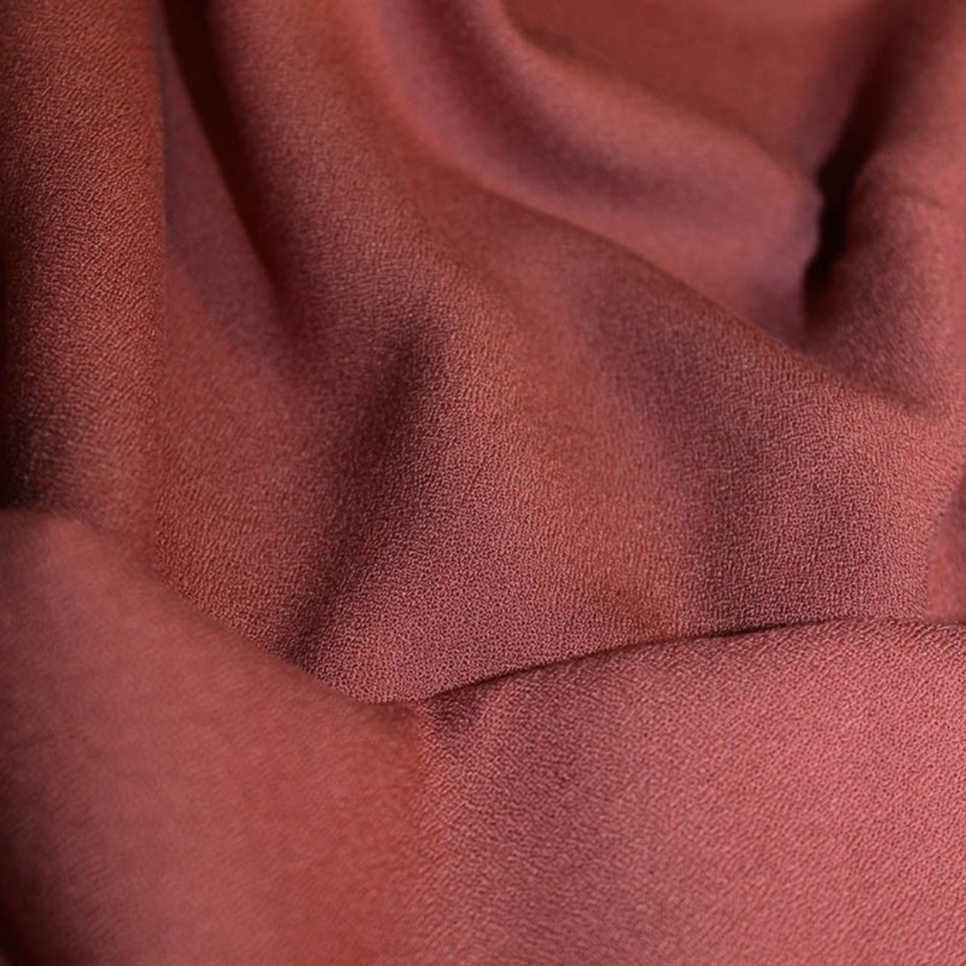 Tissu Crêpe de Viscose Terracota par Eglantine & Zoé