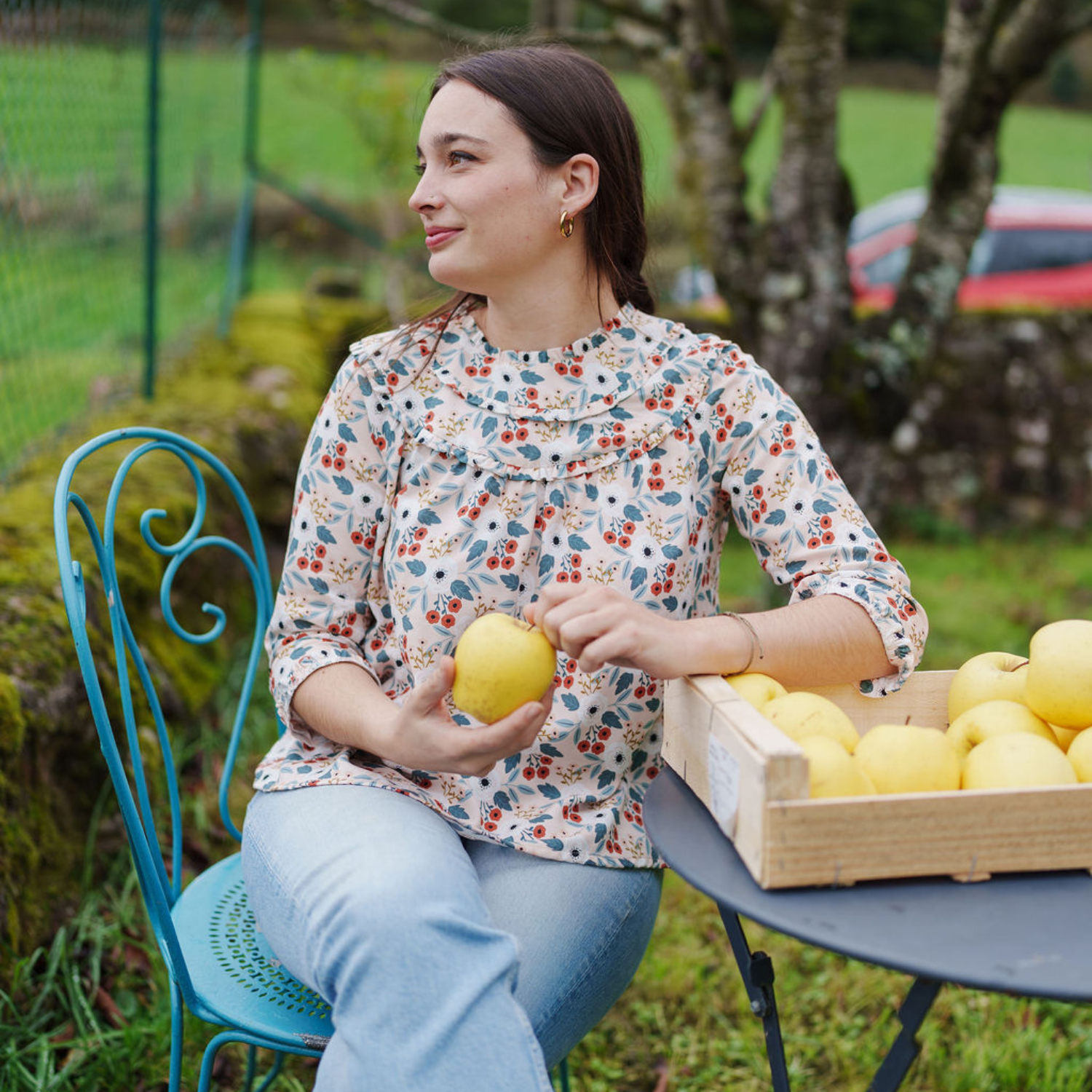 Viscose Ecovero "Anémone" - Lise Tailor