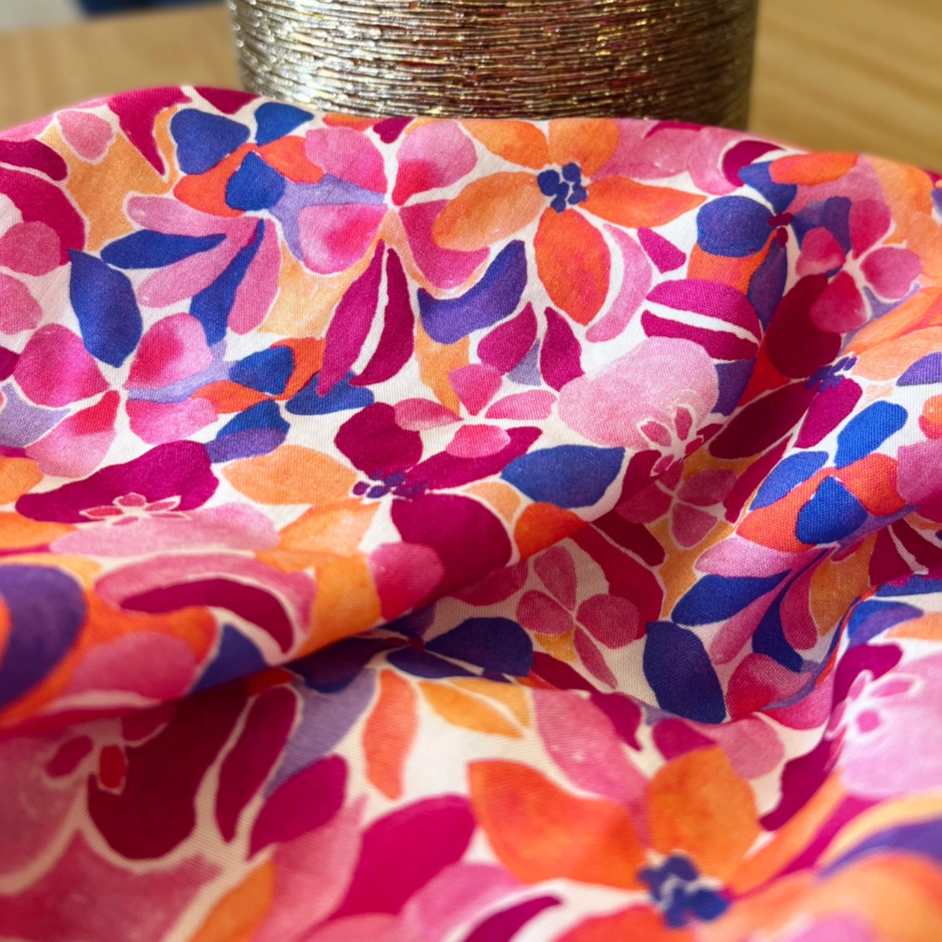Tissu Viscose "Bloom" par My Dress Made - Imprimé en France