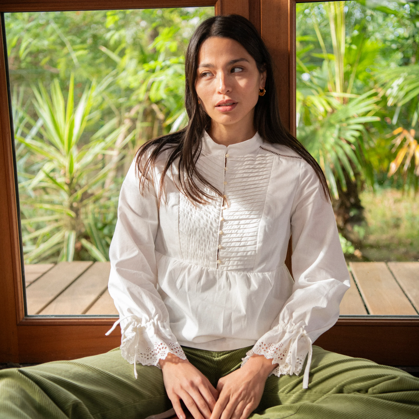 Patron blouse robe "Clotilde" Maéli Paris de la taille 34 au 52