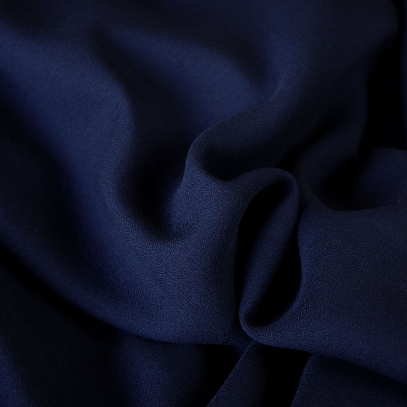 Tissu Crêpe de Viscose Bleu Marine par Eglantine & Zoé