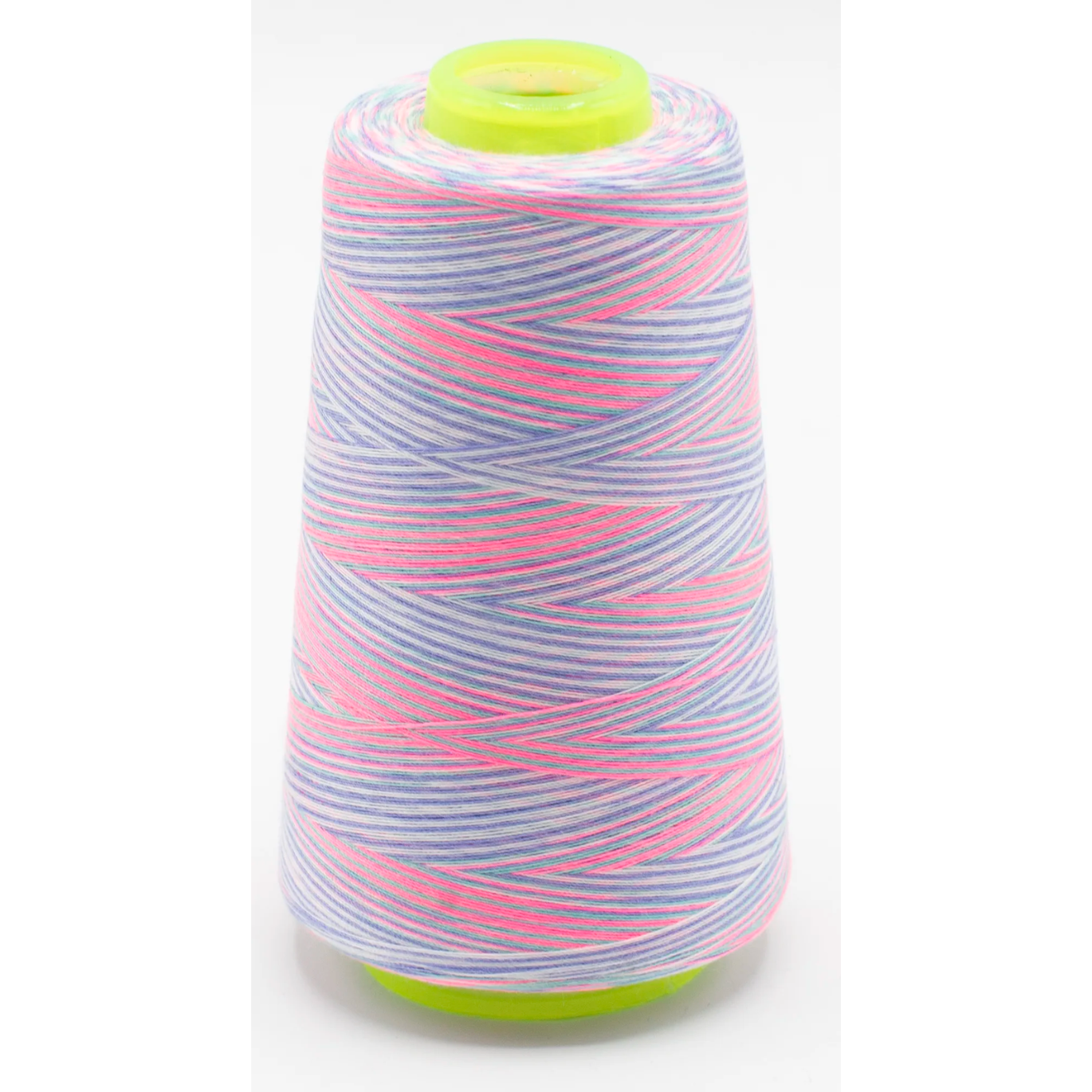 Fil Multicolor -Rose fluo- Violet- Cône 2743m (3000 yards)