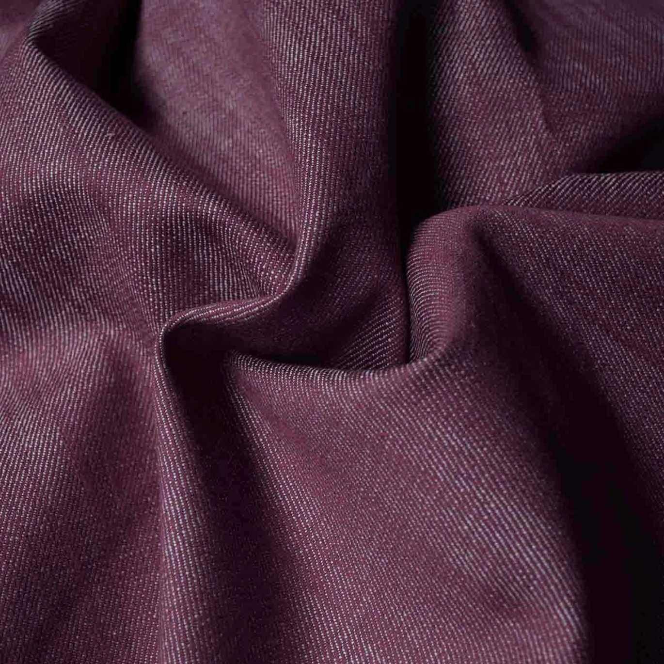 Tissu Jean Souple "Acajou" par Cousette