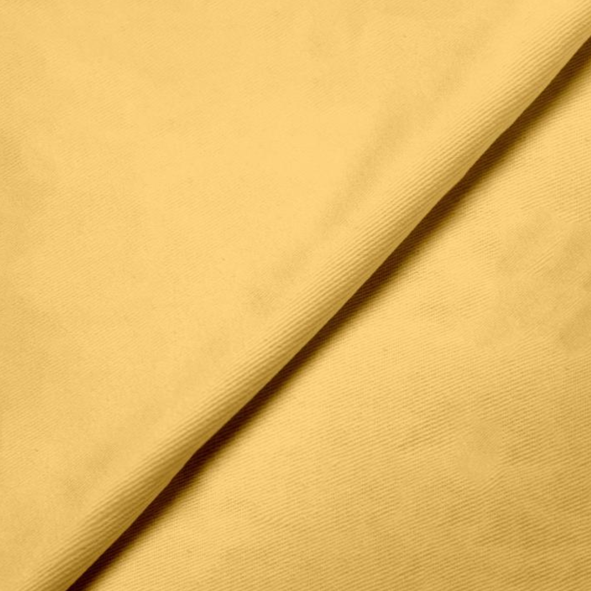 Tissu Gabardine Jaune