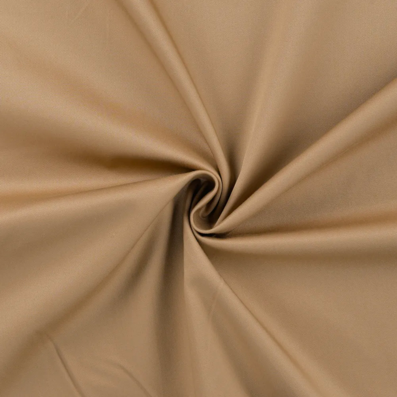 Satin de coton stretch uni Ricardo Caramel