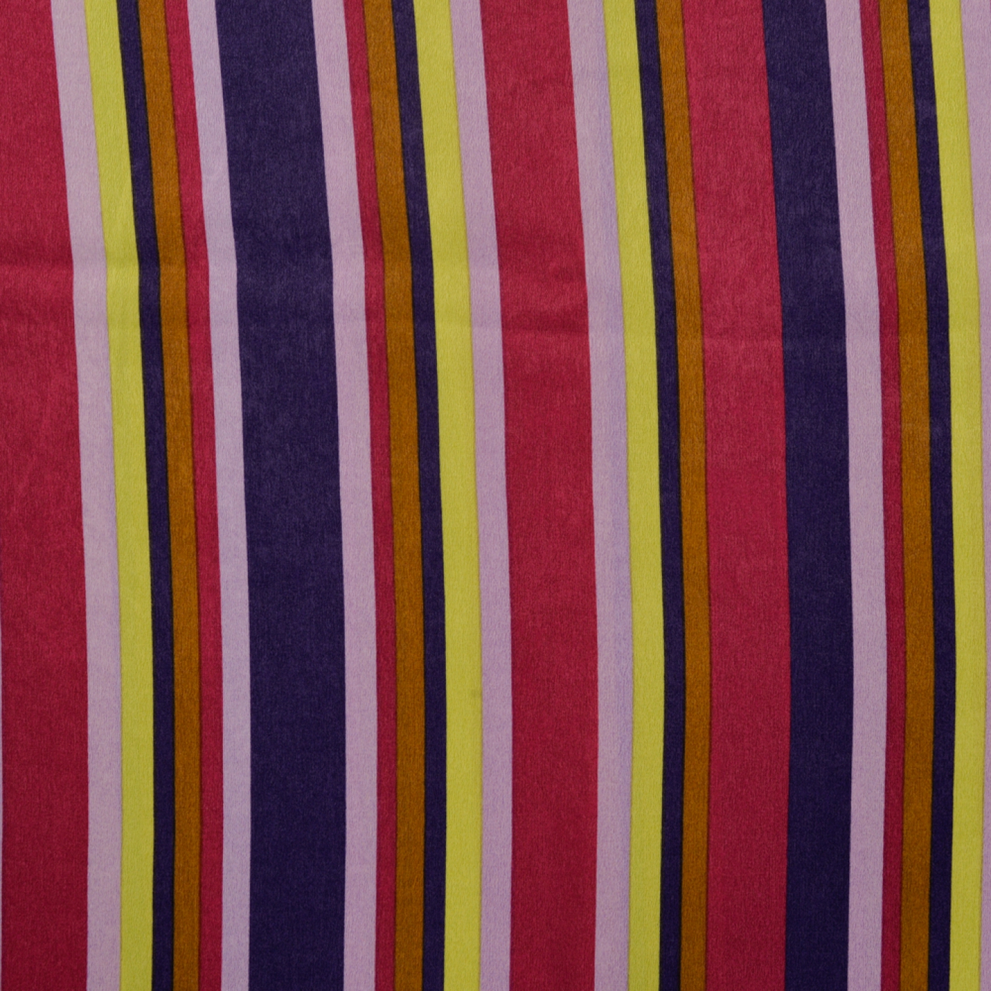 Satin Polyester à rayures Violet