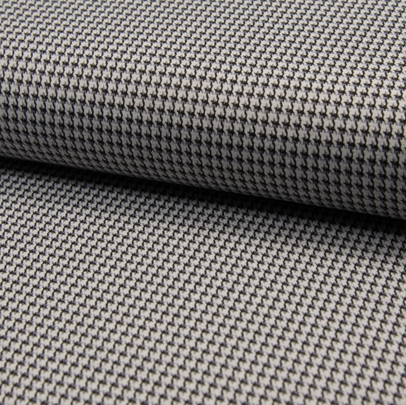 Tissu jersey jacquard Noir & Gris