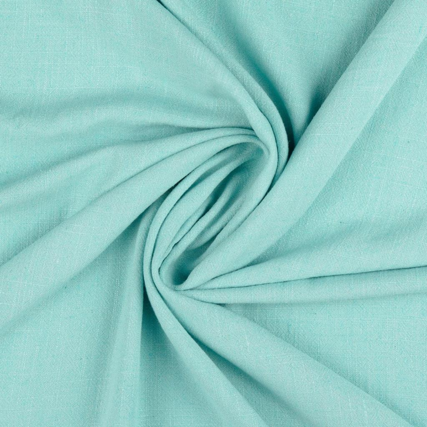 Lin viscose Uni Turquoise