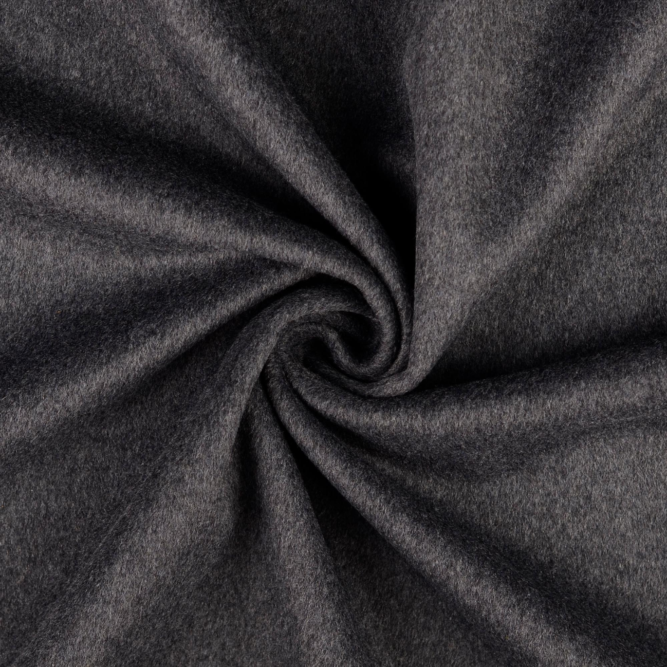 Drap de laine Orane Gris Foncé Chiné (30% laine)