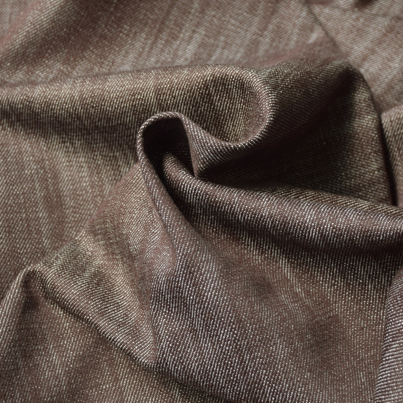 Tissu Jean Souple "Cacao" par Cousette
