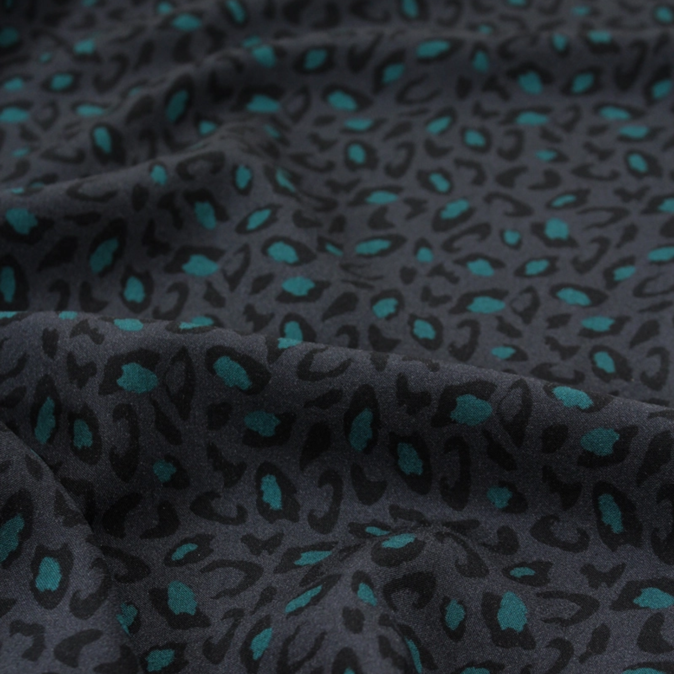 Tissu Viscose "Bagheera" Anthracite par Eglantine & Zoé