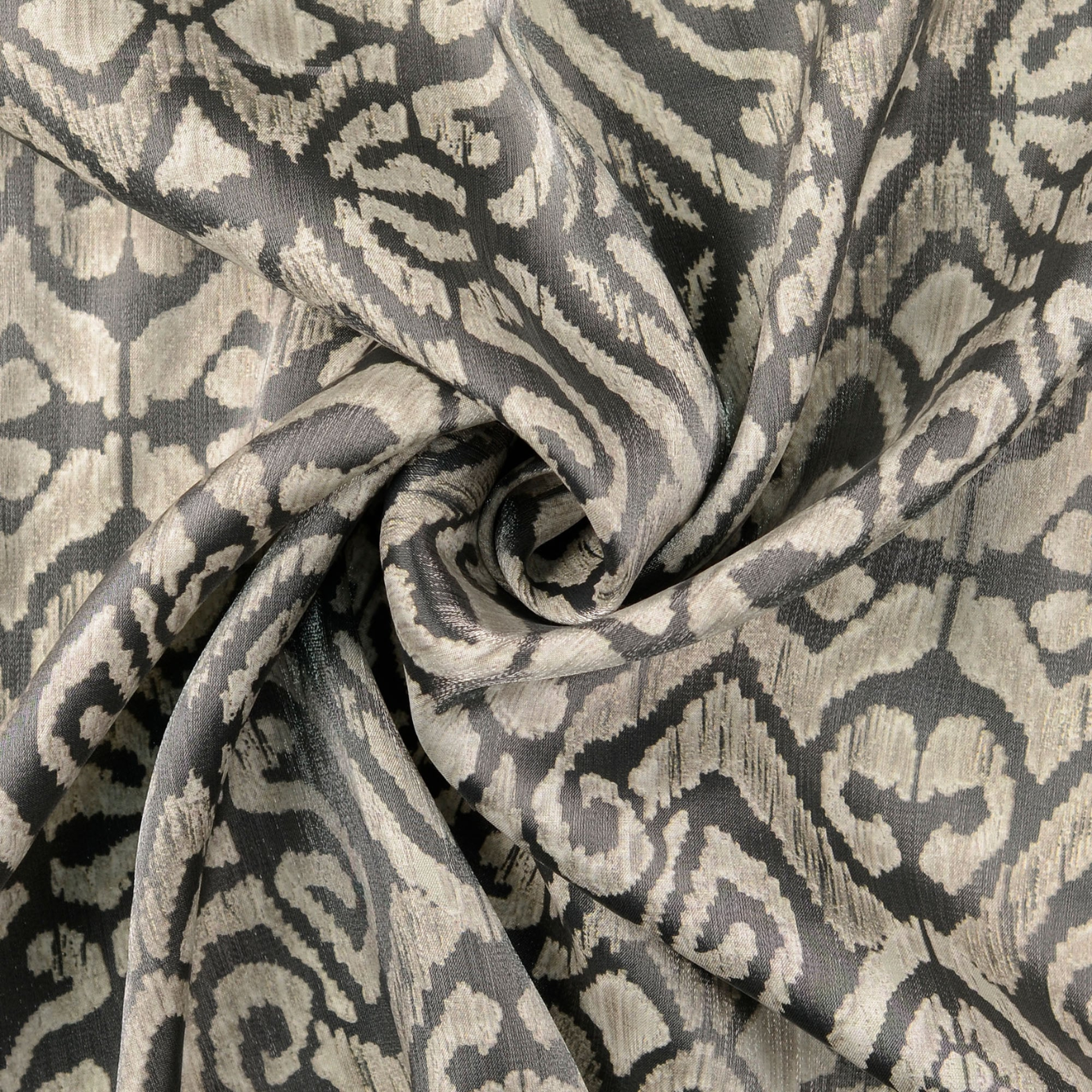 Tissus Viscose Polyester Scintillante Gris