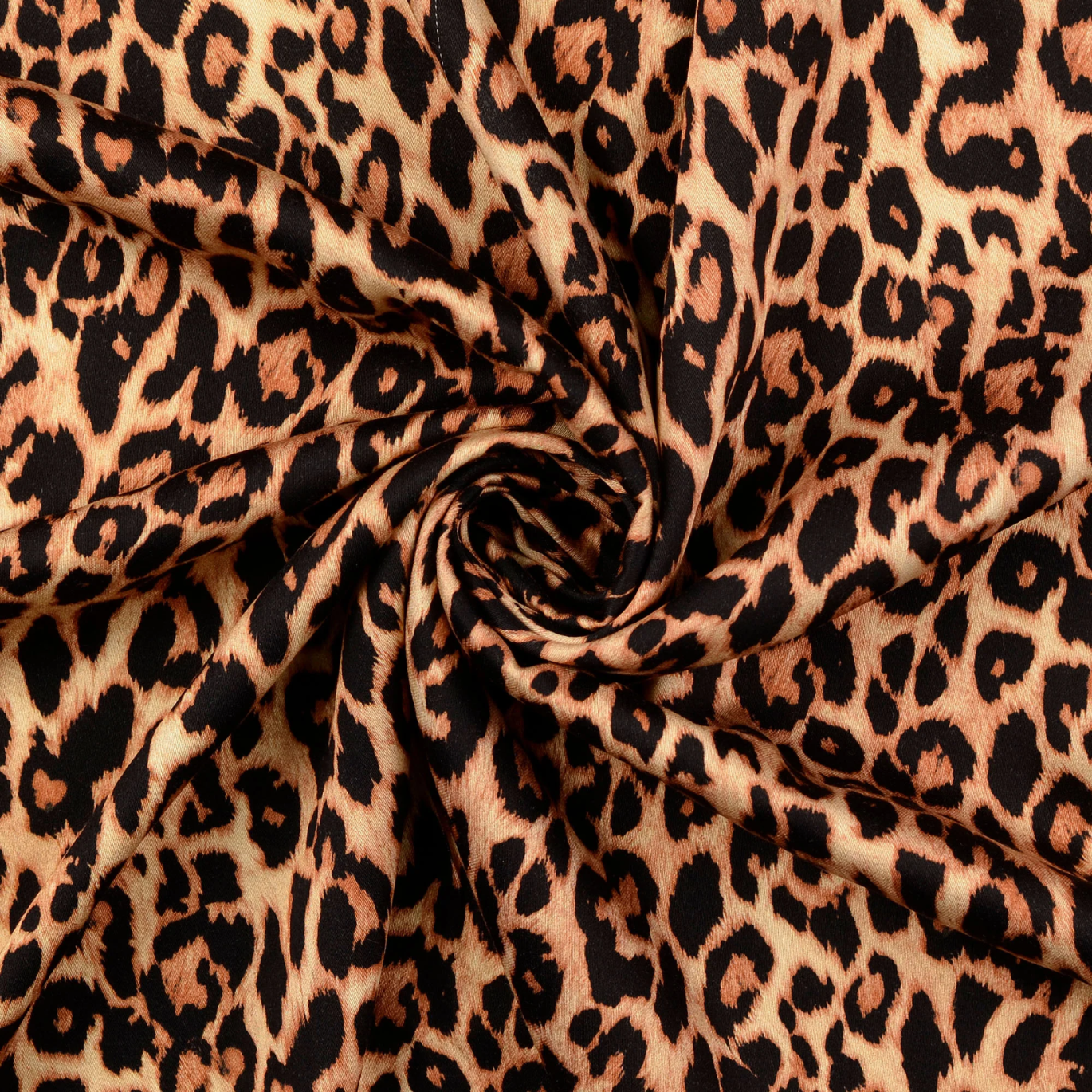 Tissu Satin Viscose Peau de bête Beige