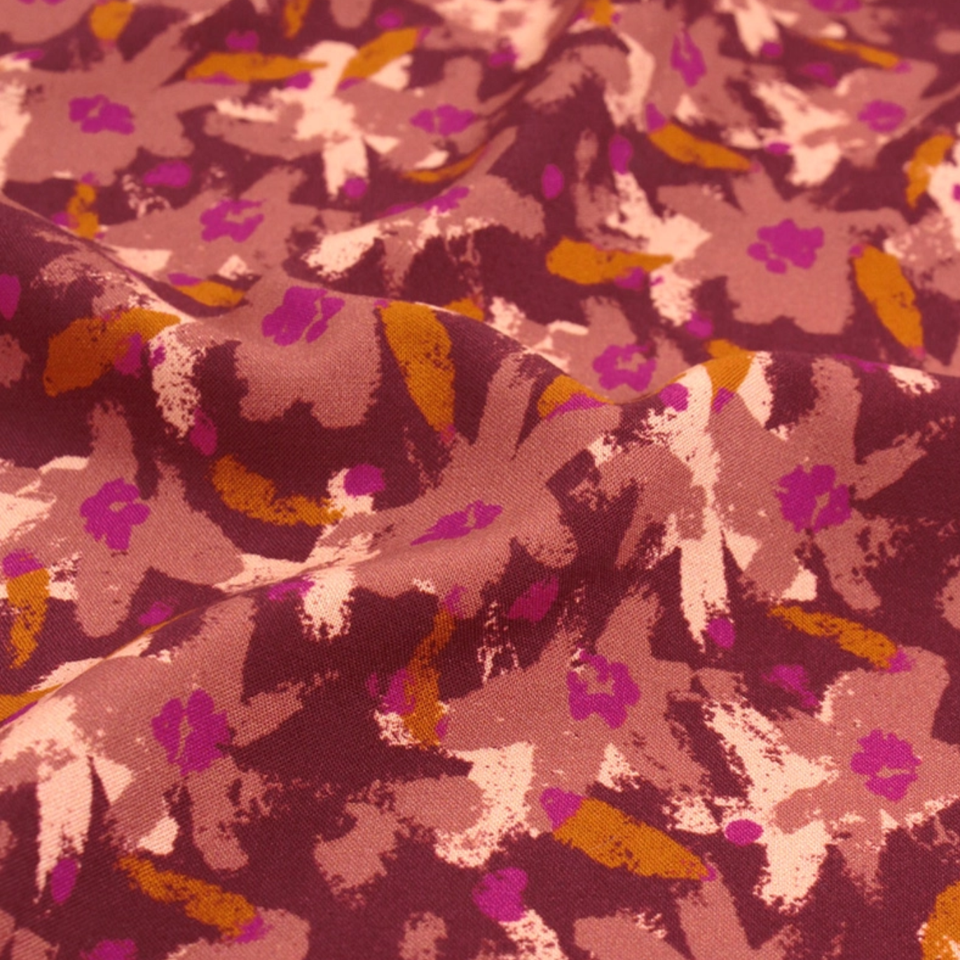 Tissu Viscose "EDEL" Terracotta par Eglantine & Zoé