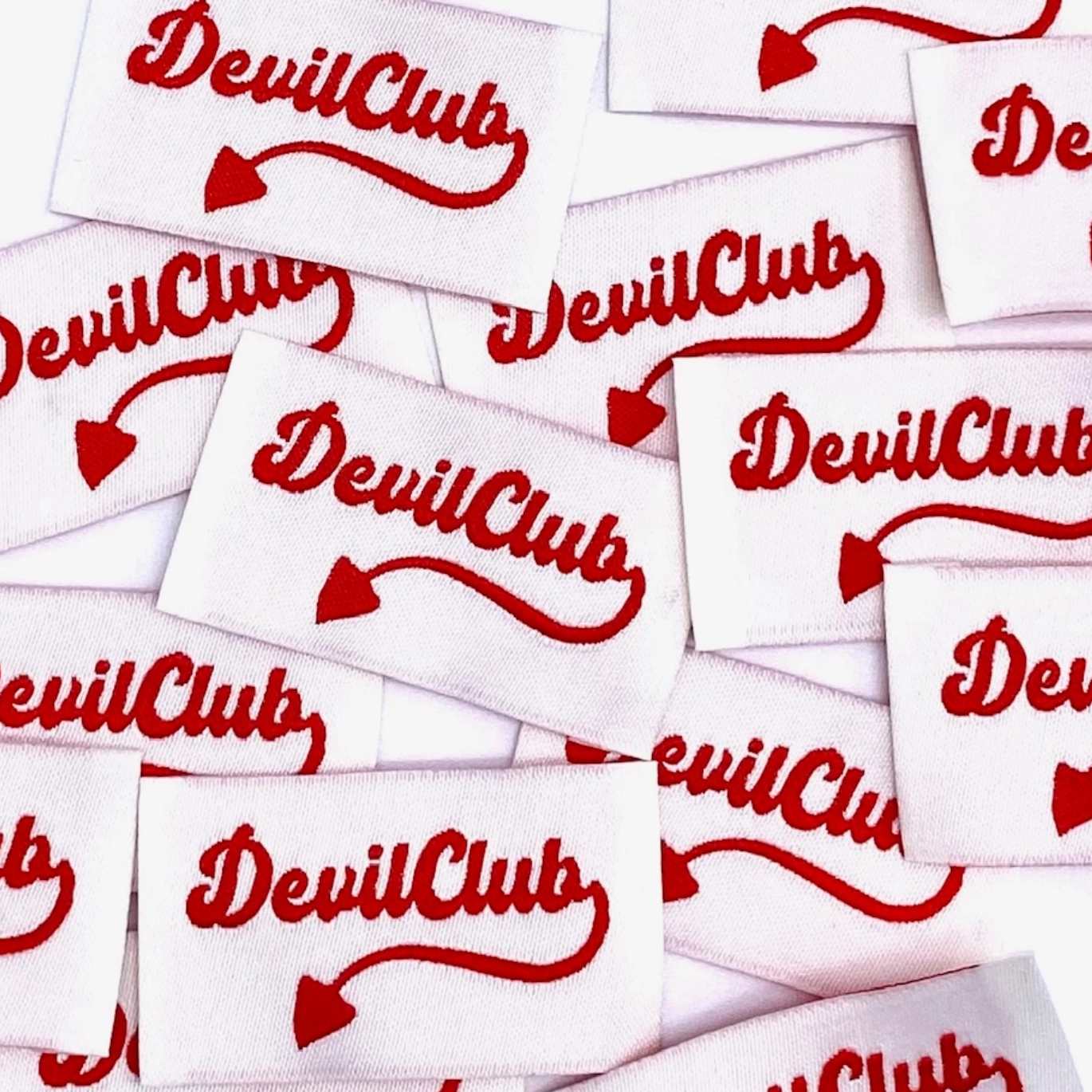 Étiquette à coudre "Devil Club"