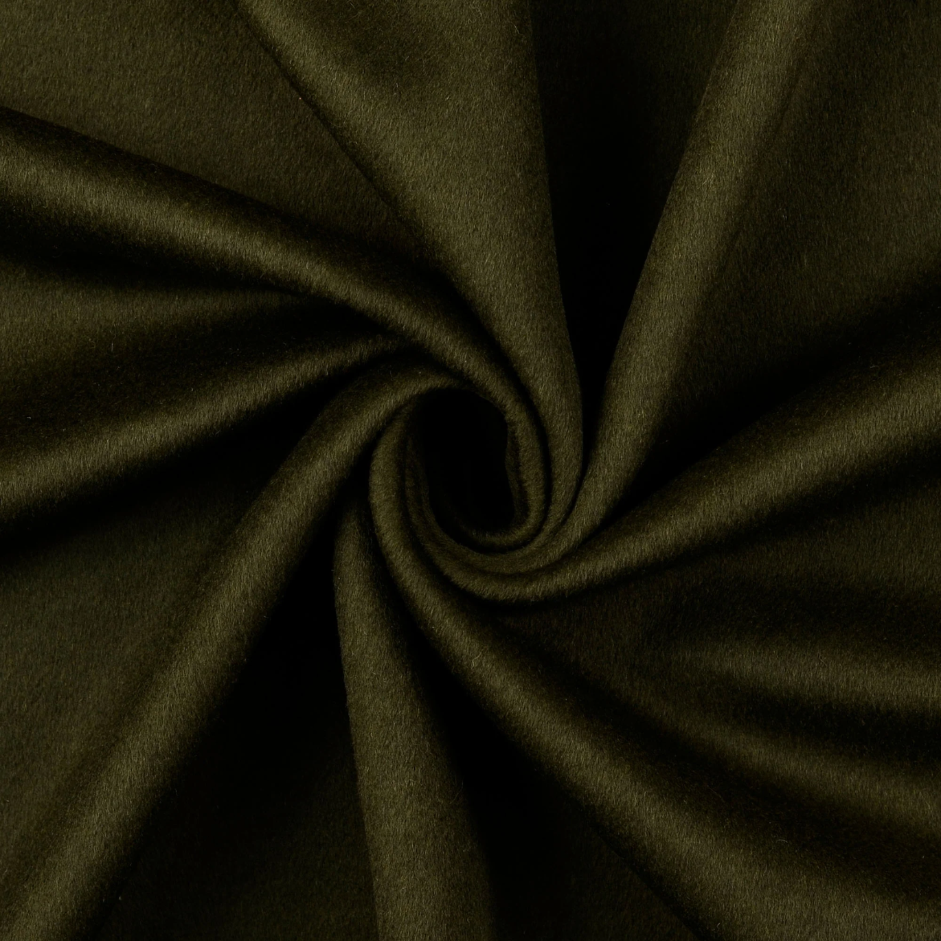 Drap de laine Orane Vert Kaki (30% laine)