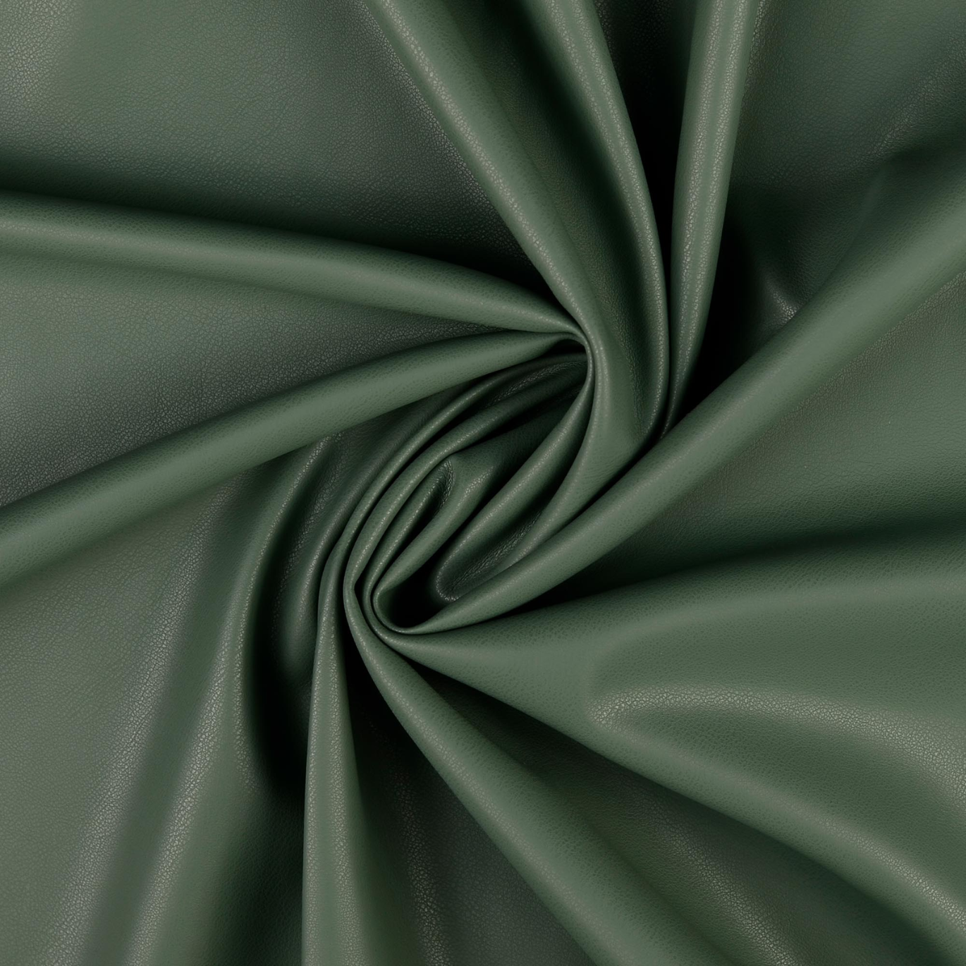 Tissu Simili Cuir Vert Qualité Premium 