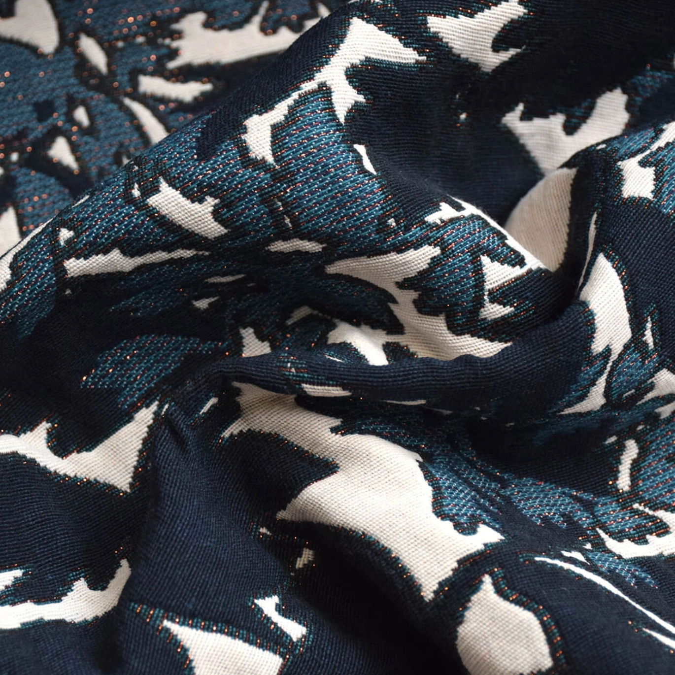 Tissu jacquard Cousette "Estampes Mélèze" 