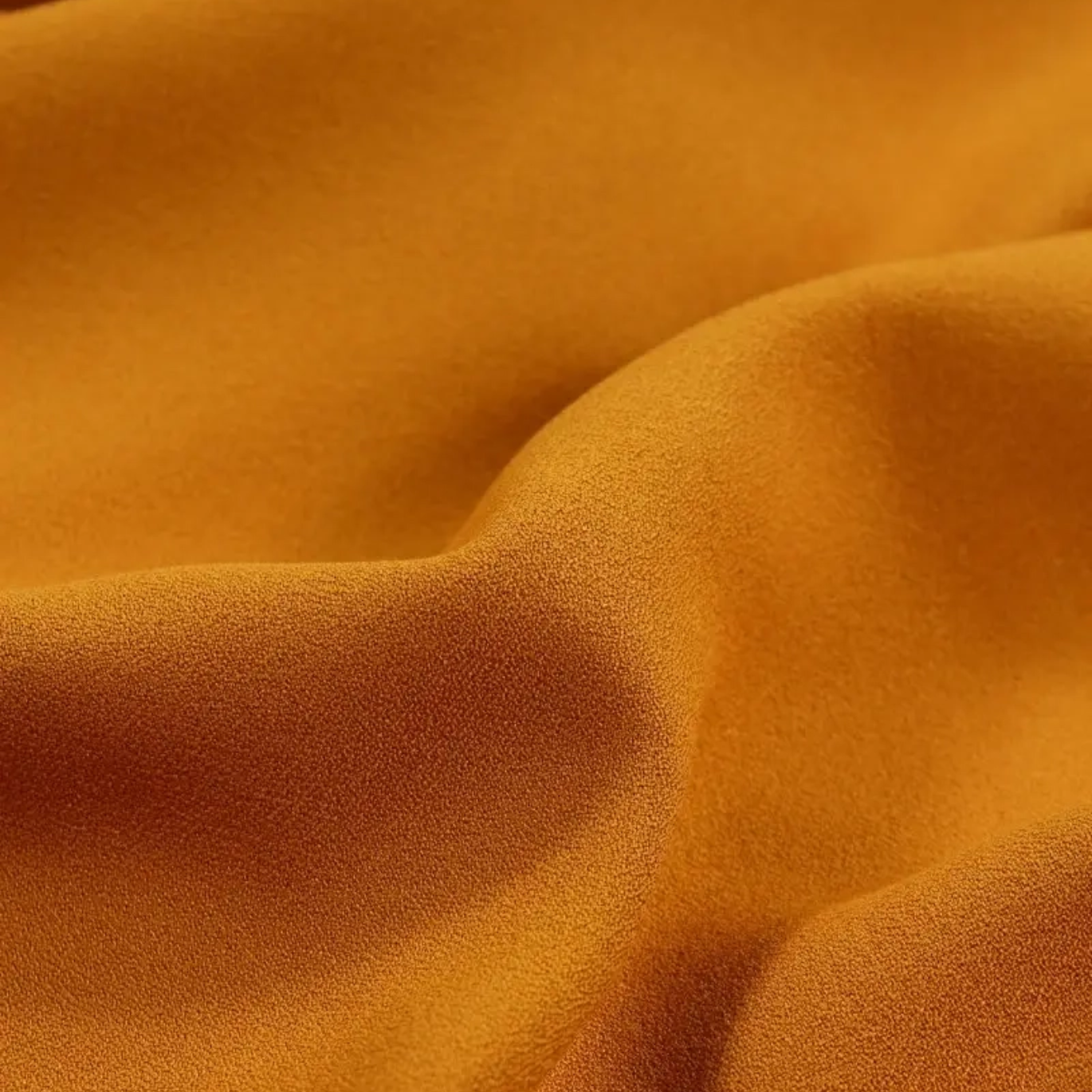 Tissu Crêpe de Viscose Jaune Curry par Eglantine & Zoé