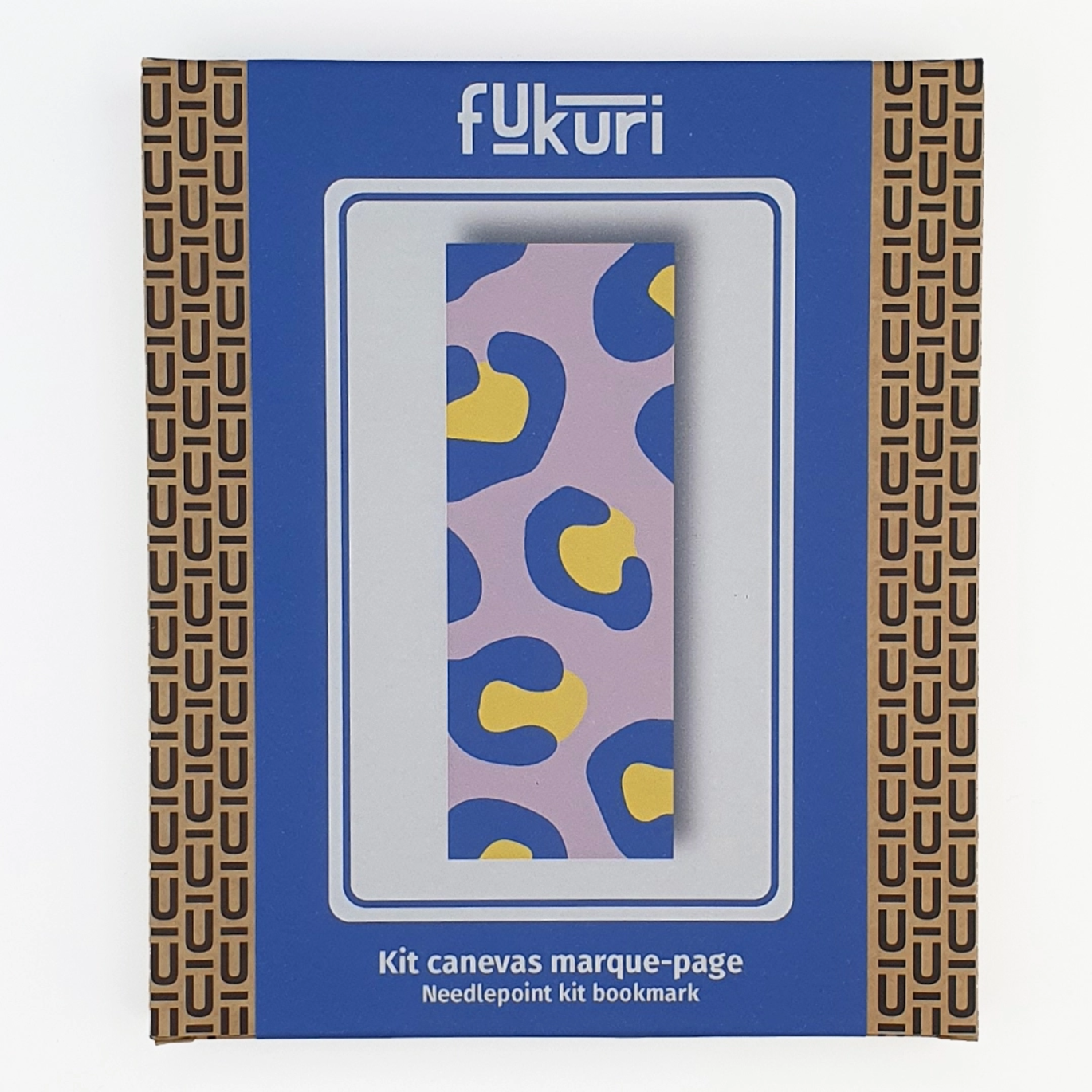 Kit DIY Canva Fukuri Marque Page Léopard