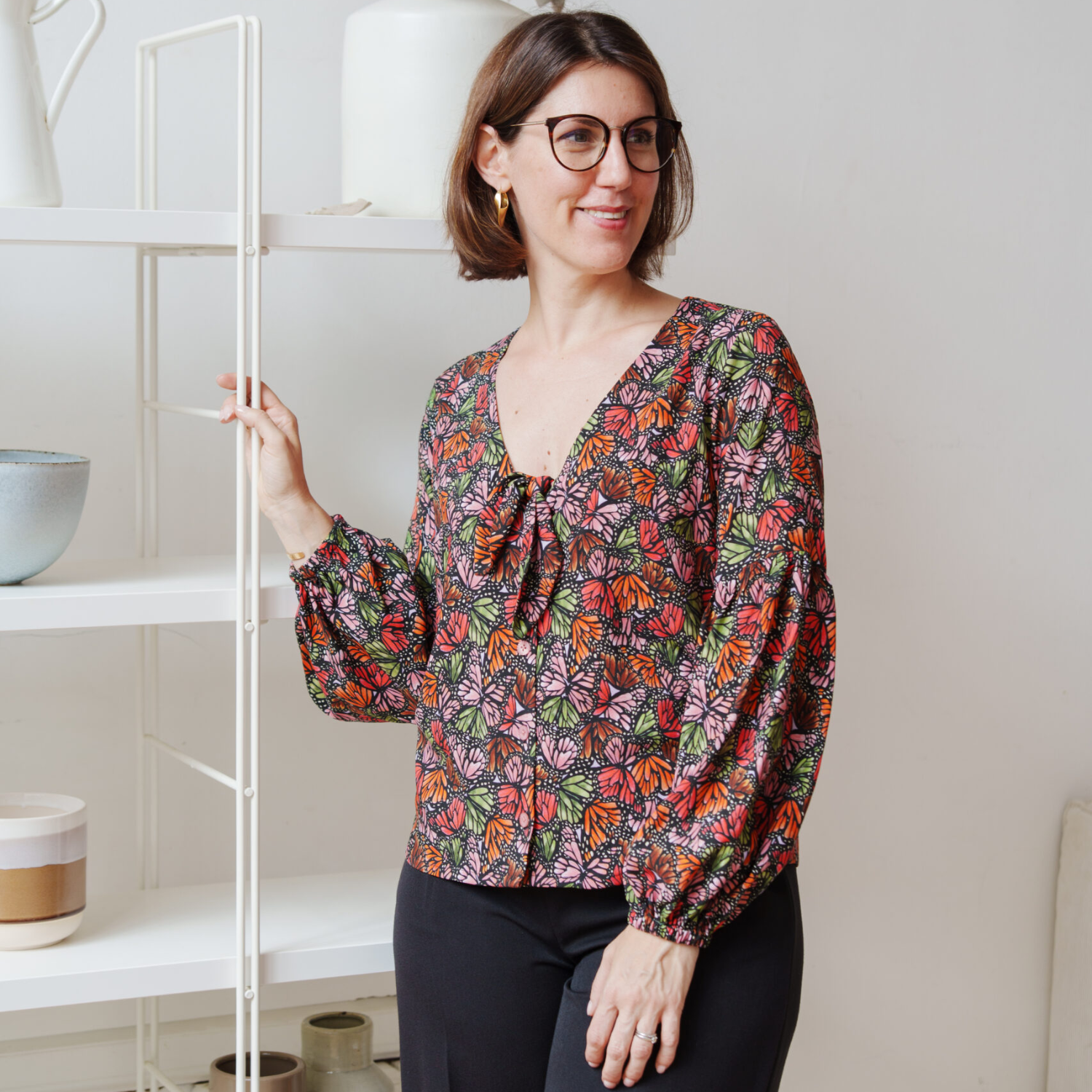 Patron de Blouse Monarch de Lise Tailor de la taille 34 au 52