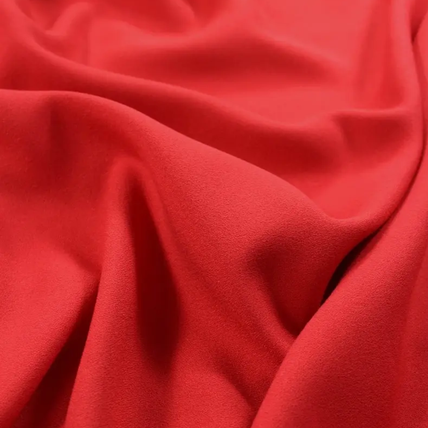 Tissu Crêpe de Viscose Vermillion par Eglantine & Zoé