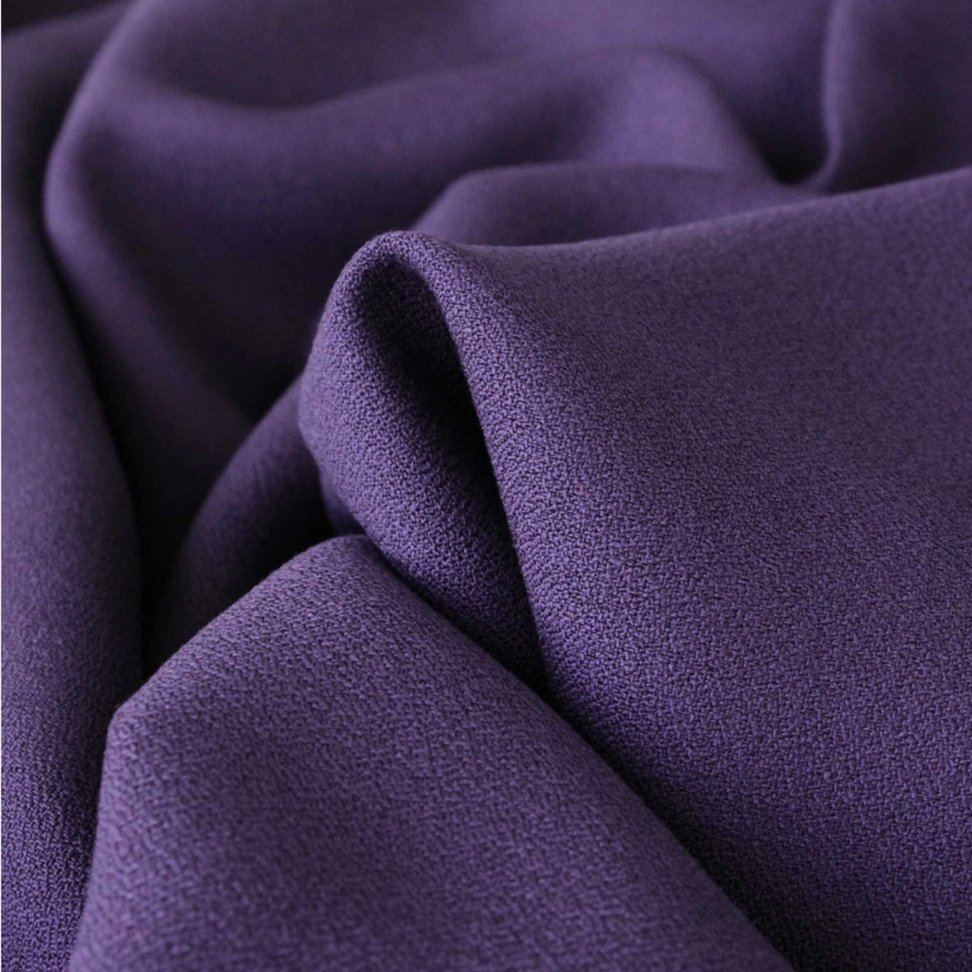 Tissu Crêpe de Viscose Violet par Eglantine & Zoé