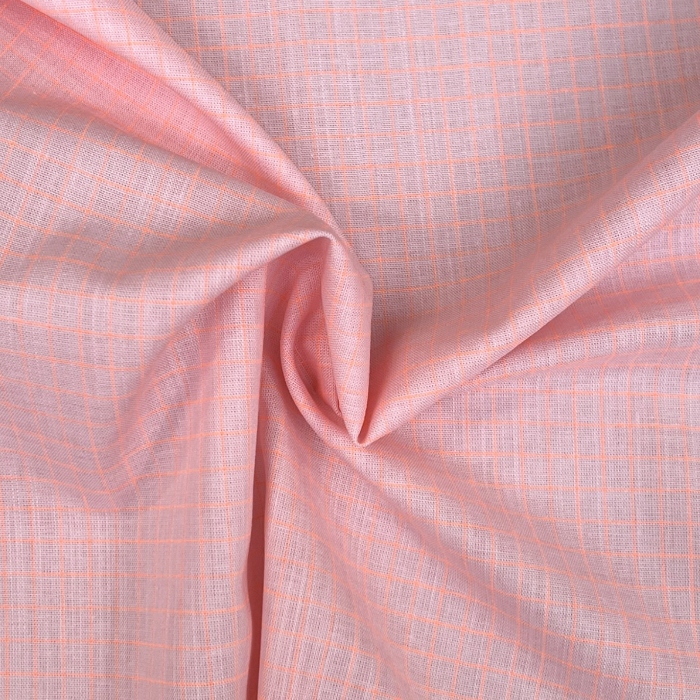 Tissu coton "Koy Square" Pink Tender